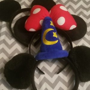 Mickey mouse & minnie mouse headband